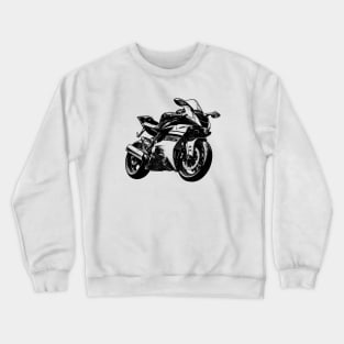YZF R6 Bike Sketch Art Crewneck Sweatshirt
